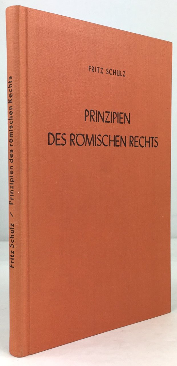 Abbildung von "Prinzipien des R&ouml;mischen Rechts. Vorlesungen."