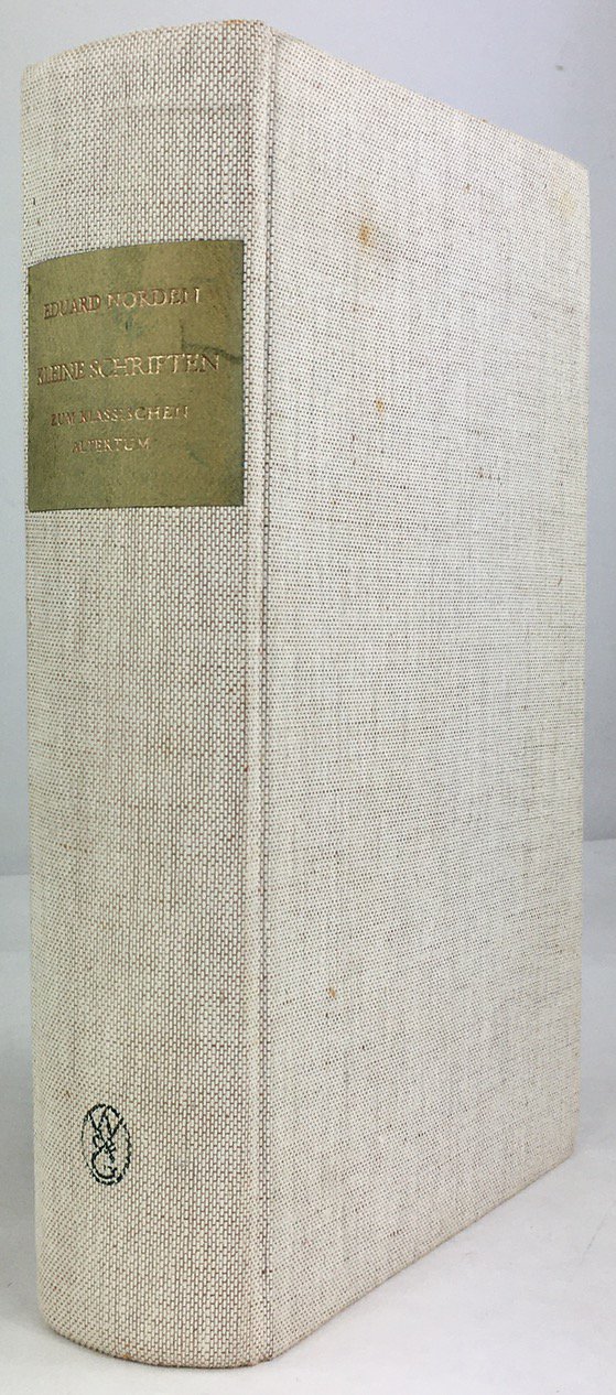 Abbildung von "Kleine Schriften zum klassischen Altertum."