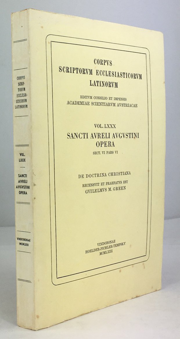 Abbildung von "Sancti Aureli Augustini Opera Sect. VI, pars VI : De Doctrina Christiana..."