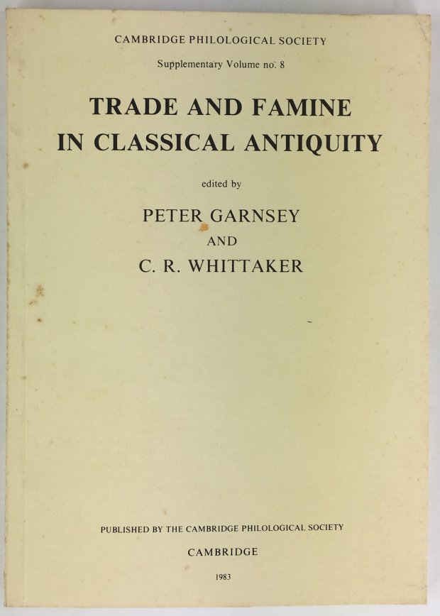Abbildung von "Trade and Famine in Classical Antiquity."