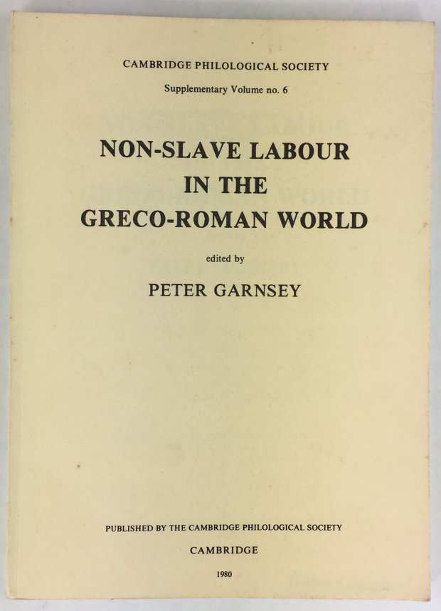 Abbildung von "Non-slave Labour in the Greco-Roman World."
