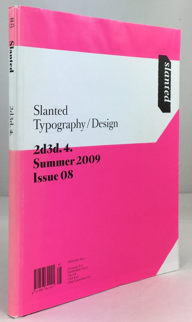 Abbildung von "Slanted. Typography / Design. 2d3d.4. Summer 2009 Issue 08."