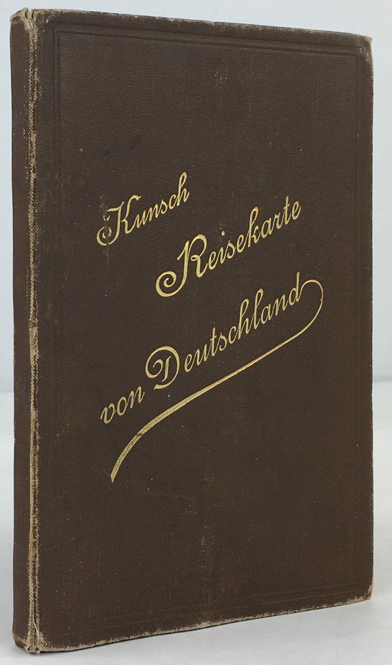 Abbildung von "Reise-Karte von Deutschland und den Nachbarstaaten. Nach F. Handtkes Post- und Reise-Karte bearbeitet."