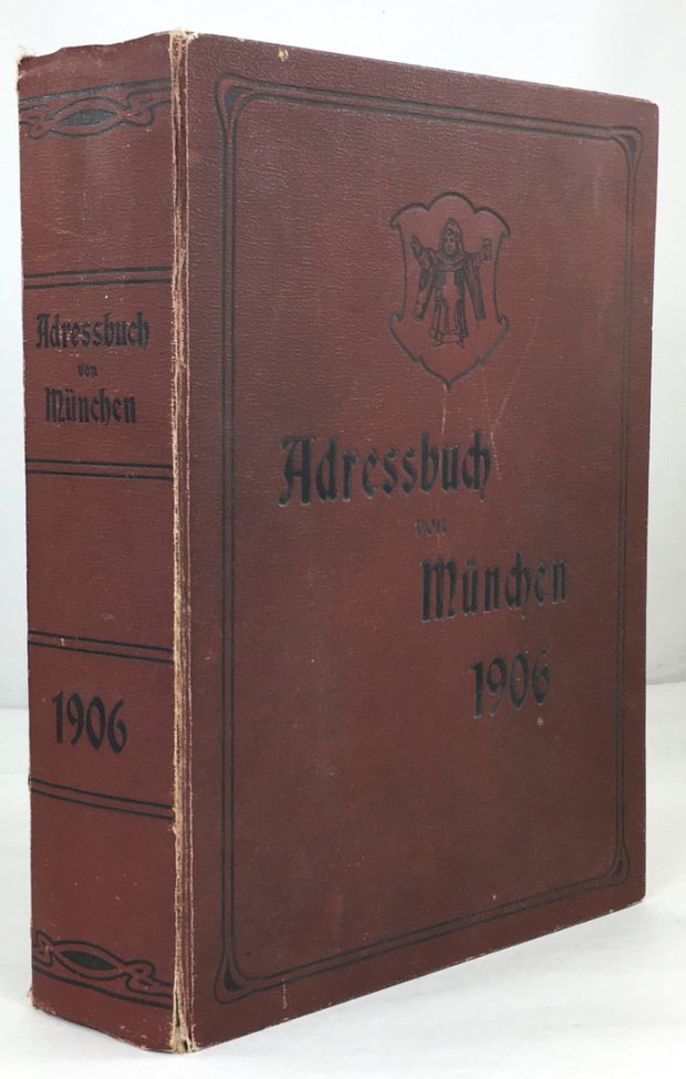 Abbildung von "Adre&szlig;buch von M&uuml;nchen f&uuml;r das Jahr 1906. Herausgegeben von der Kgl..."