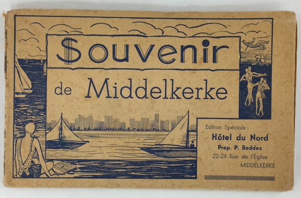 Abbildung von "Souvenir de Middelkerke. Edition Sp&eacute;ciale: Hotel du Nord. [10 Orig. - Postkarten]."