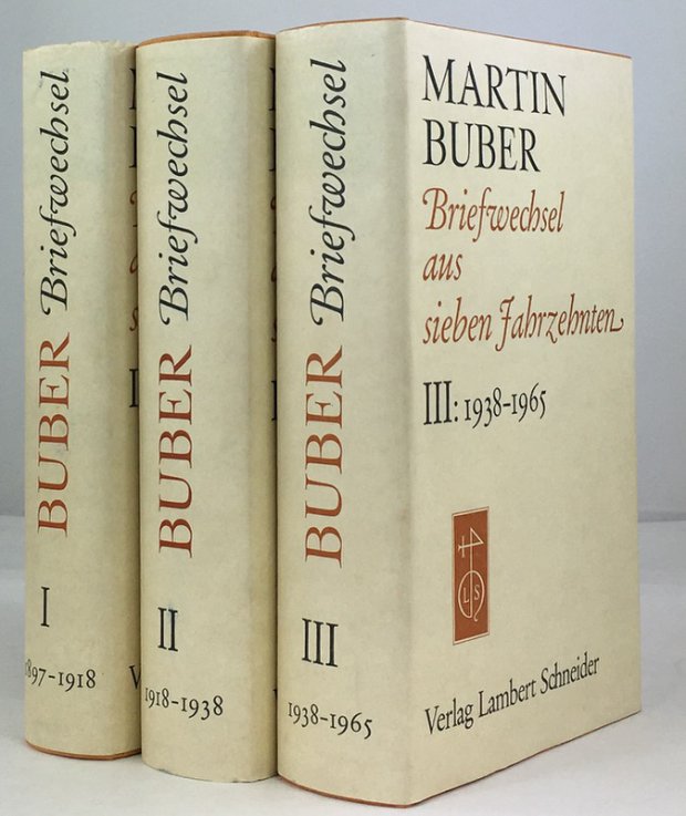 Abbildung von "Briefwechsel aus sieben Jahrzehnten. In 3 B&auml;nden. Herausgegeben und eingeleitet von Grete Schaeder in Beratung mit Ernst Simon und unter Mitwirkung von Rafael Buber,..."