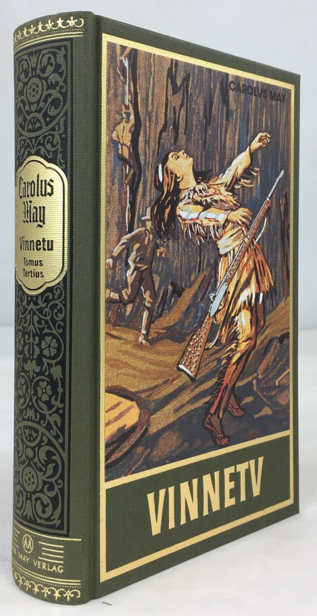 Abbildung von "Vinnetu. Narratio itineraria qum in Latinum vertit. Johannes Linnartz. Mille ad tria milia exemplarium..."