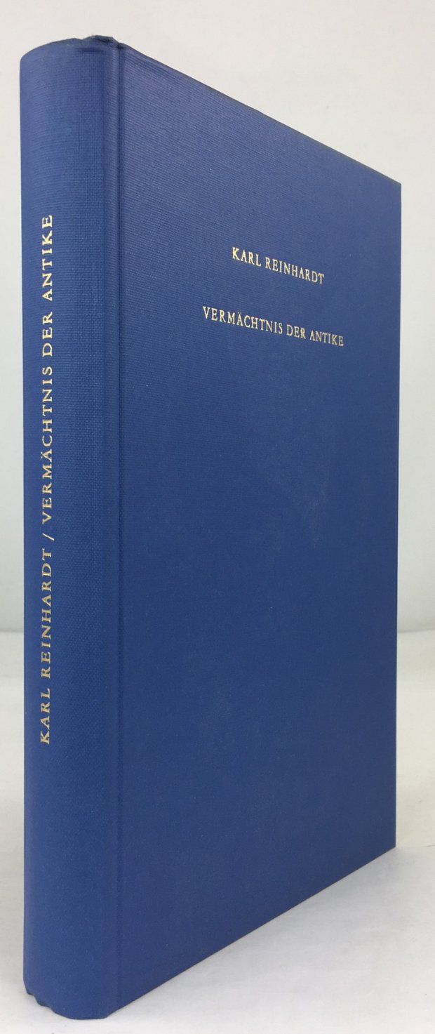 Abbildung von "Verm&auml;chtnis der Antike. Gesammelte Essays zur Philosophie und Geschichtsschreibung. Herausgegeben von Carl Becker..."