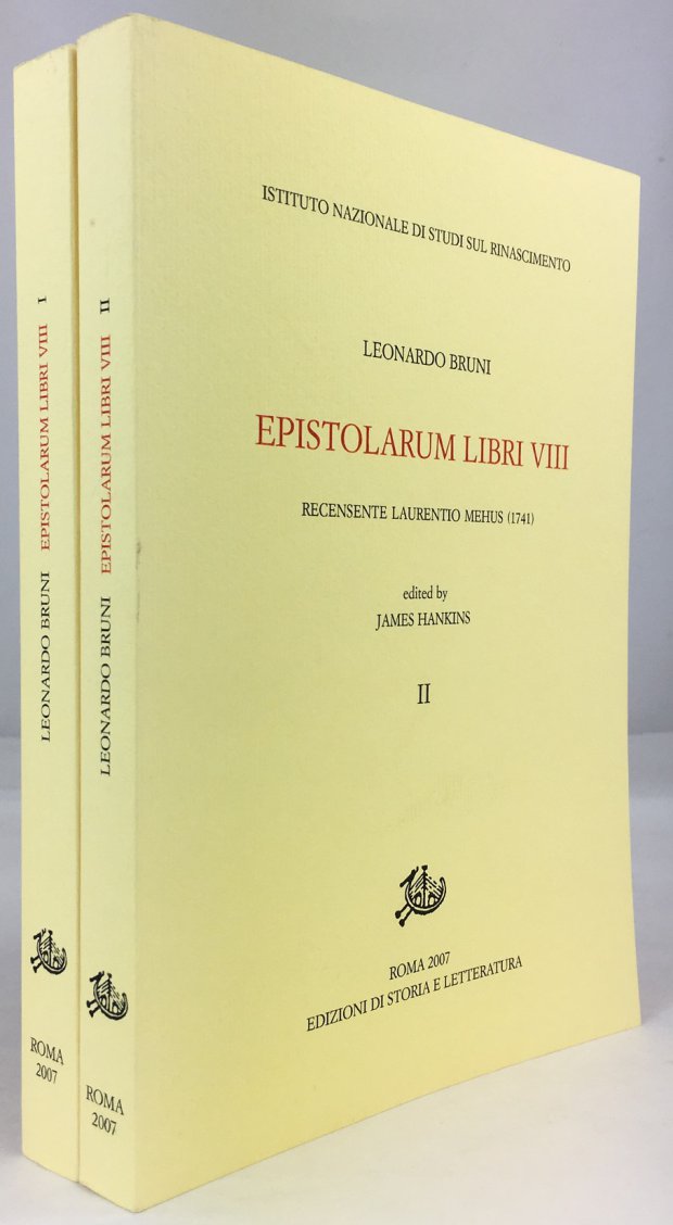Abbildung von "Epistolarum Libri VIII Recensente Laurentio Mehus (1741). Edited by James Hankins. (2 B&auml;nde)."