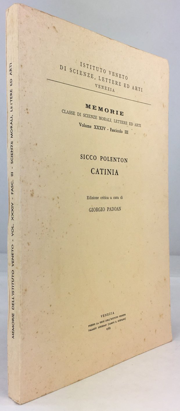Abbildung von "Catinia. Edizione critica a cura di Giorgio Padoan."