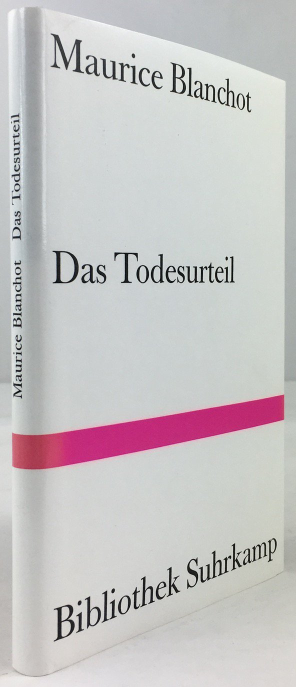 Abbildung von "Das Todesurteil. Aus dem Franz&ouml;sischen von J&uuml;rg Laederach. Erste Auflage."
