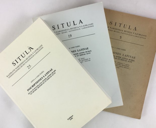 Abbildung von "[Inscriptiones Latinae in Iugoslavia, 3 B&auml;nde: ] Inscriptiones Latinae quae in Iugoslavia inter annos MCMXL et MCMLX repertae et editae sunt..."
