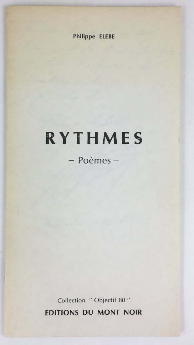 Abbildung von "Rythmes. - Poèmes -"