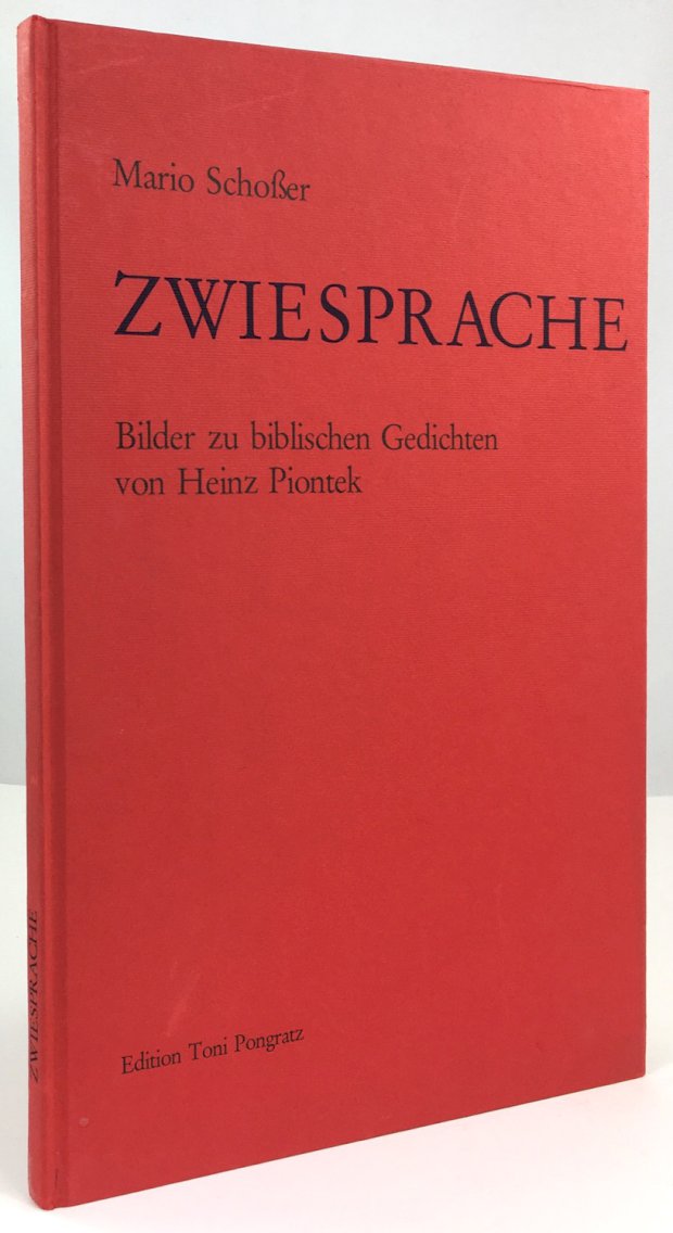 Abbildung von "Zwiesprache. Bilder zu biblischen Gedichten von Heinz Piontek."