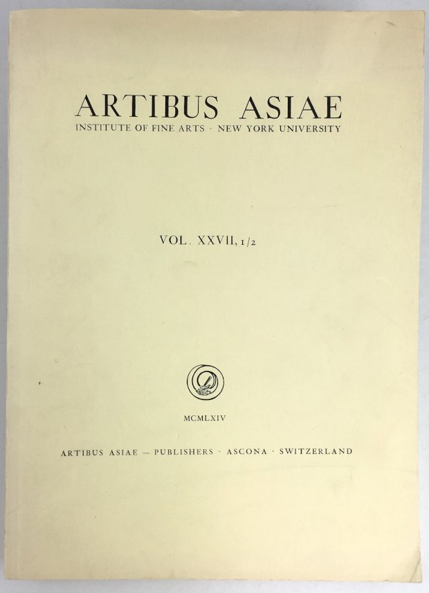Abbildung von "Artibus Asiae. Vol. XXVII, 1/2."
