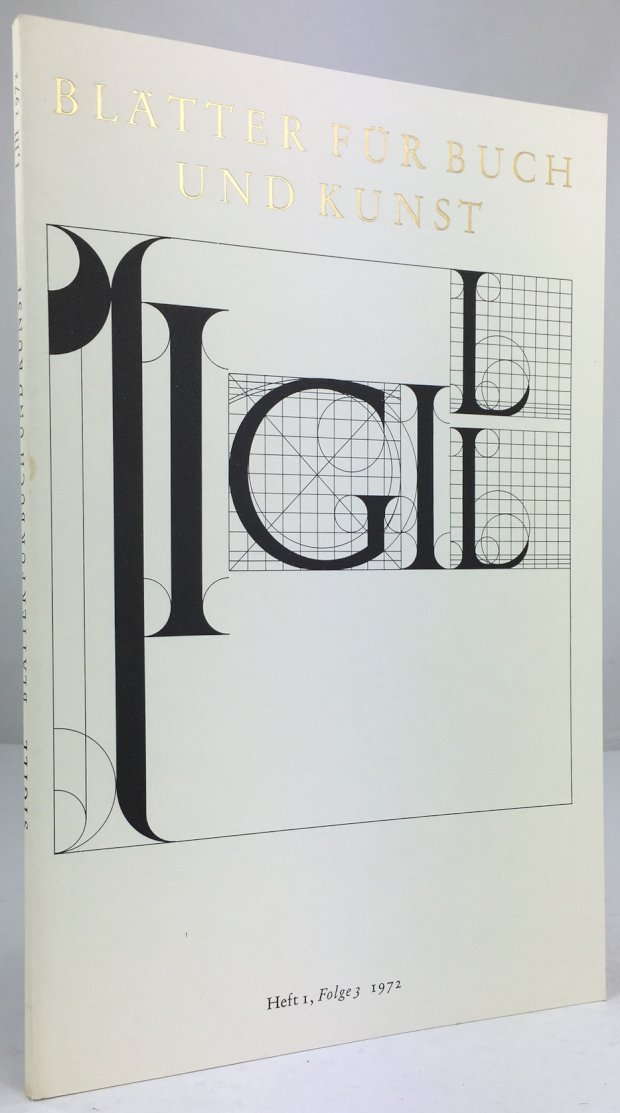 Abbildung von "Sigill, Blätter für Buch und Kunst. Heft 1, Folge 3. 1972. Mit Texten und 18 Offset-Lithographien von Dieter Benecke."