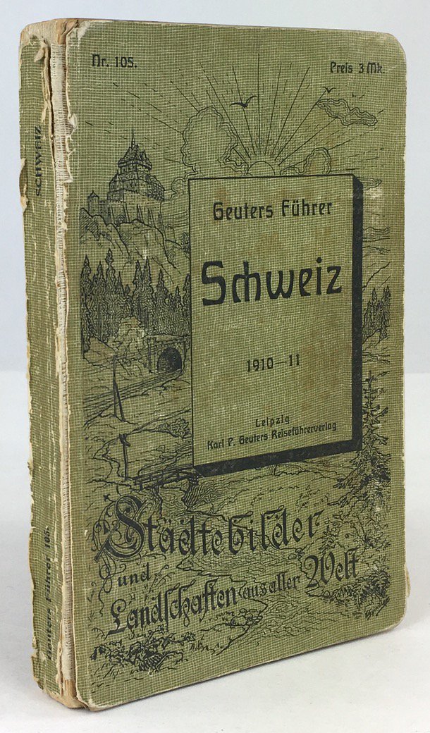 Abbildung von "Schweiz. Mit 4 Plänen und 1 (gefalt.) Karte. "