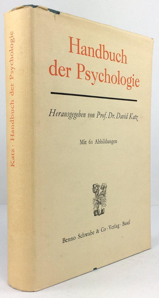 Abbildung von "Handbuch der Psychologie. Mit 61 Abbildungen."
