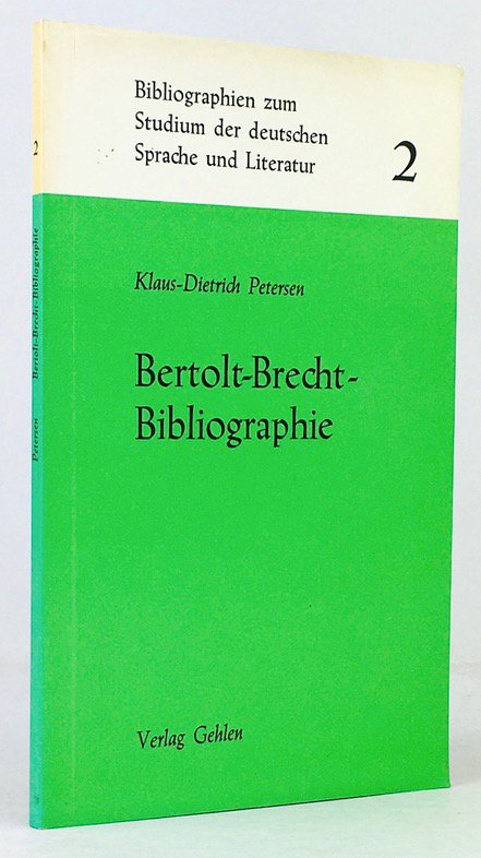 Abbildung von "Bertolt-Brecht-Bibliographie. Mit einem Geleitwort von Johannes Hansel. "