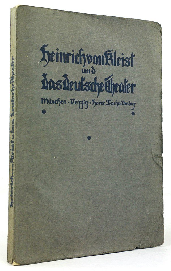 Abbildung von "Heinrich von Kleist und das deutsche Theater. "