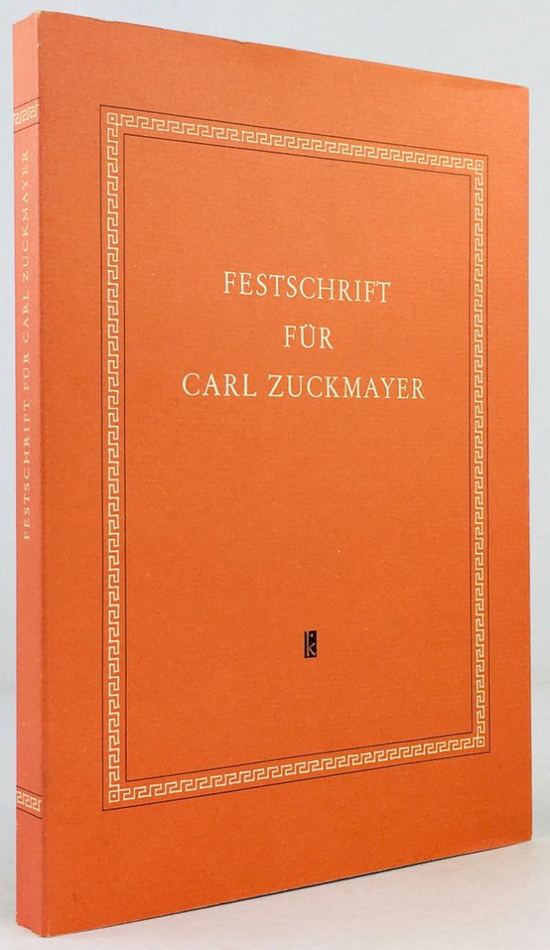 Abbildung von "Festschrift für Carl Zuckmayer zu seinem 80. Geburtstag am 27. Dezember 1976."