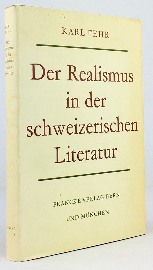 Abbildung von "Der Realismus in der schweizerischen Literatur."
