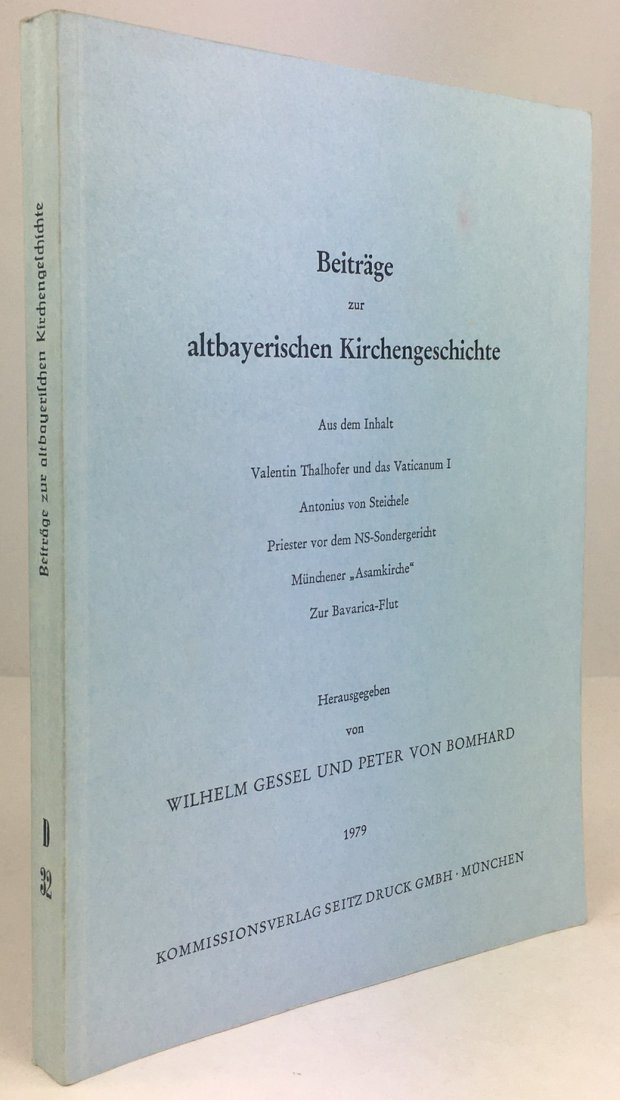 Abbildung von "Beiträge zur altbayerischen Kirchengeschichte. 32. Band."