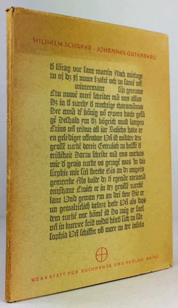 Abbildung von "Johannes Gutenberg. Rede gehalten in Mainz bei der Fünfhundertjahrfeier der Erfindung der Buchdruckkunst."